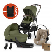 Gazelle 4in1 All Weather +AMYA - Moss Green/Almond Beige Moss Green/Almond Beige